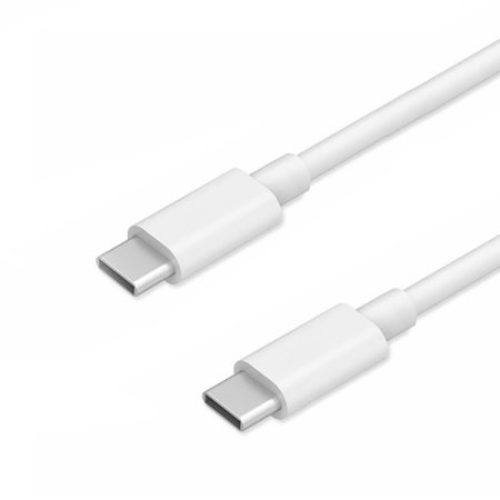 buy Cell Phone Accessories Generic OEM Quality Fast Charging USB-C to USB-C Cable - White - click for details